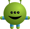 Cute Green Alien