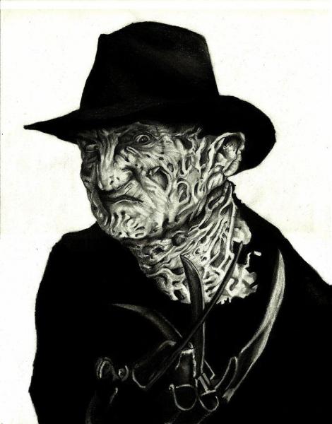 Freddy Kruger by far my favorite horror villain. His character is creative and he has such wicked humor i love it. Cannot get enough of the nightmare on elm street series im not going to lie i did not like the modern day remake to much they changed the story up a bit and they did nt have Robert Englund.